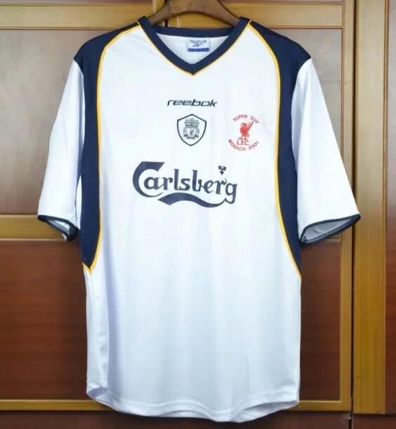 2001 Liverpool Retro Away Kit Soccer Jersey